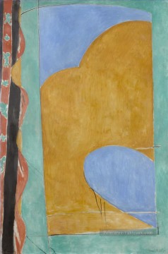 Henri Matisse œuvres - Rideau jaune 1914 fauvisme abstrait Henri Matisse